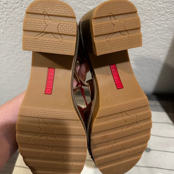 NWT Pikolinos Canarias Women's fisherman mid-heeled sandals EU 38 - Picture 6 of 6